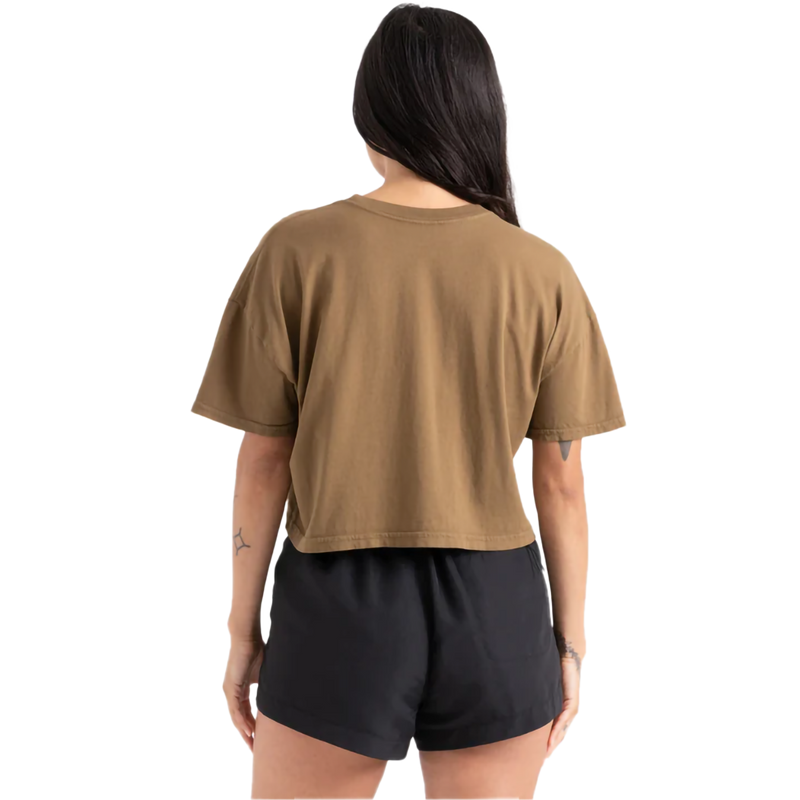 Women's Earth Mystic Boxy Crop, Roark Women's Earth Mystic Boxy Crop in WDL Woodland back
