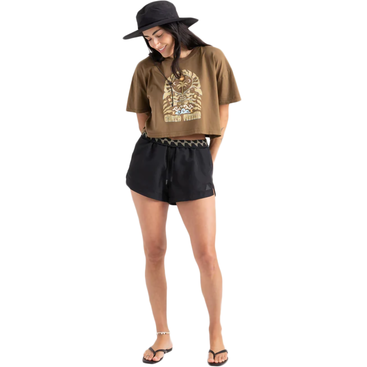 Women's Earth Mystic Boxy Crop alternate view