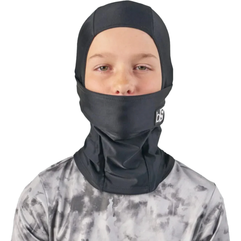 Youth Hood Balaclava, Blackstrap Youth Hood Balaclava over face