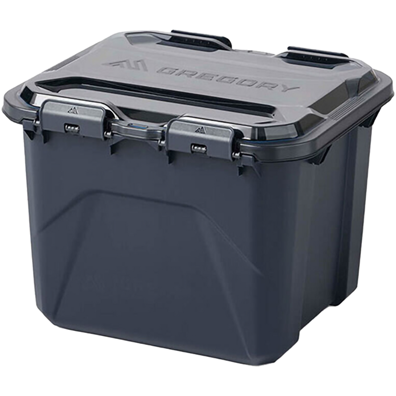 Alpaca Camp Box 50L, Gregory Alpaca Camp Box 50L in Slate Blue front right
