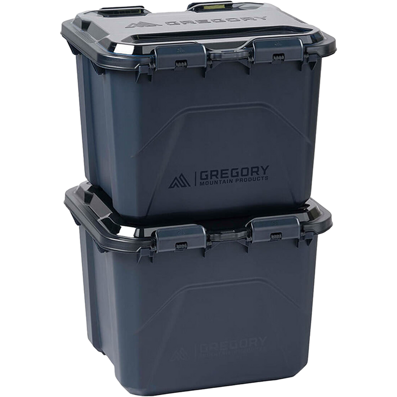 Alpaca Camp Box 50L, Gregory Alpaca Camp Box 50L in Slate Blue stacked