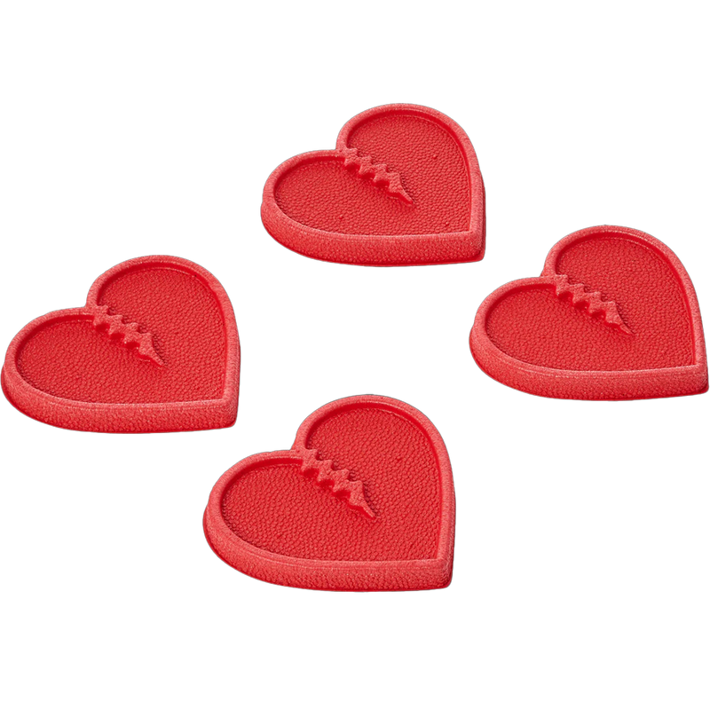 Crab Grab Mini Hearts red side