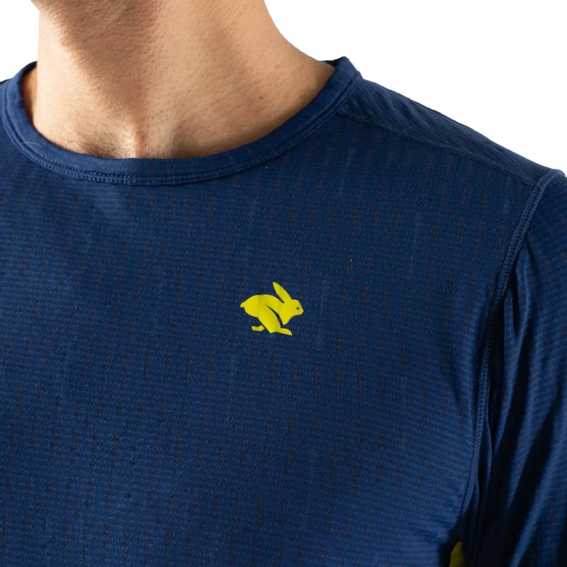 Men's Low Light Layer One, Rabbit Men's Low Light Layer One chest logo detail