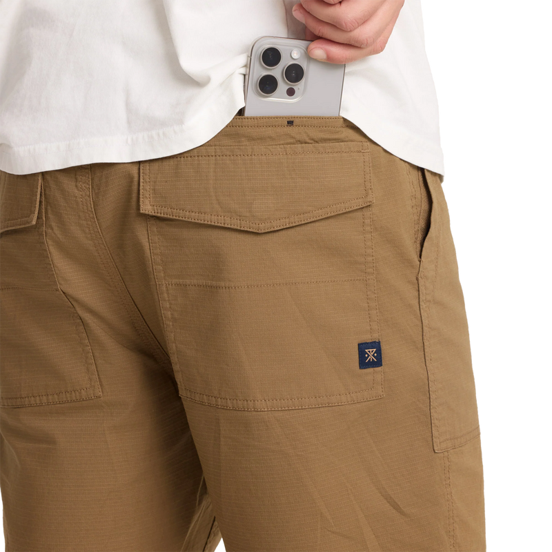 Men's Layover Utility Ripstop Short, Roark Men's Layover Utility Ripstop Short Back Pocket