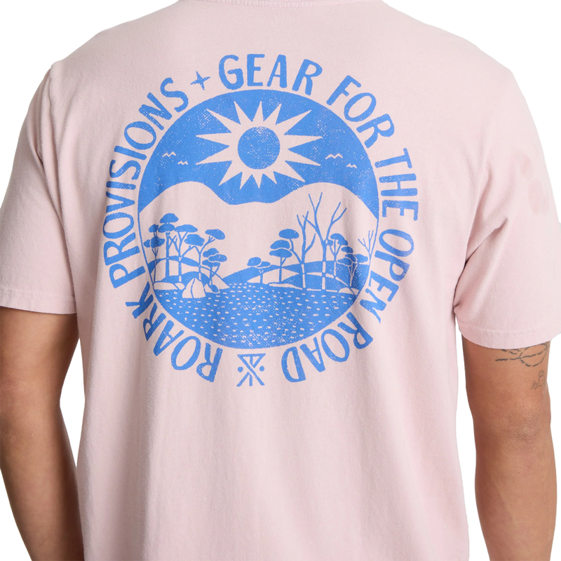 Men's Provisions Tee, Roark Men's Provisions Tee Back Graphic