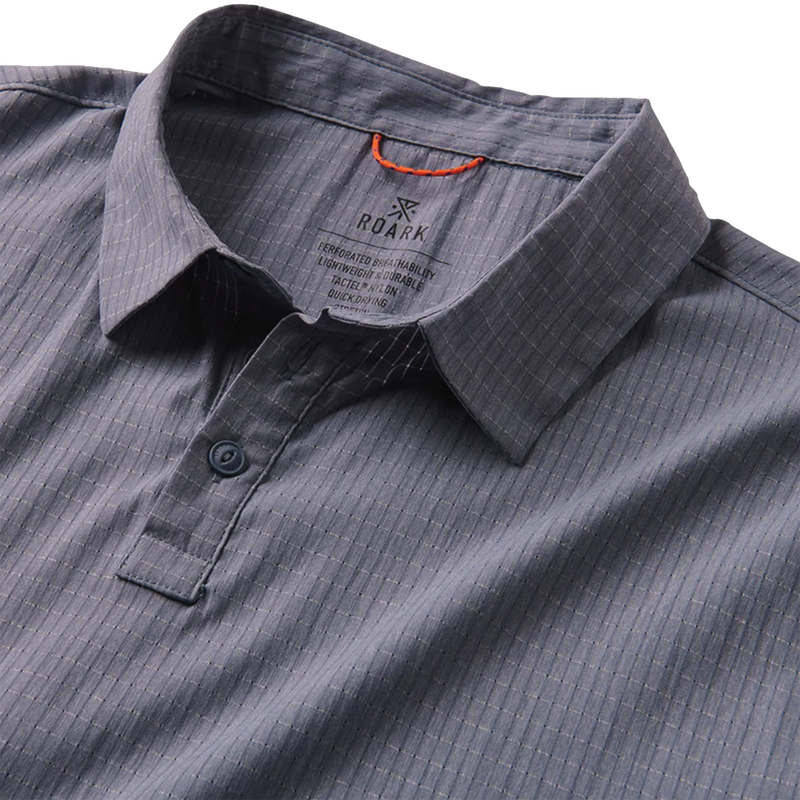 Men's Bless Up Polo, Roark Men's Bless Up Polo Collar