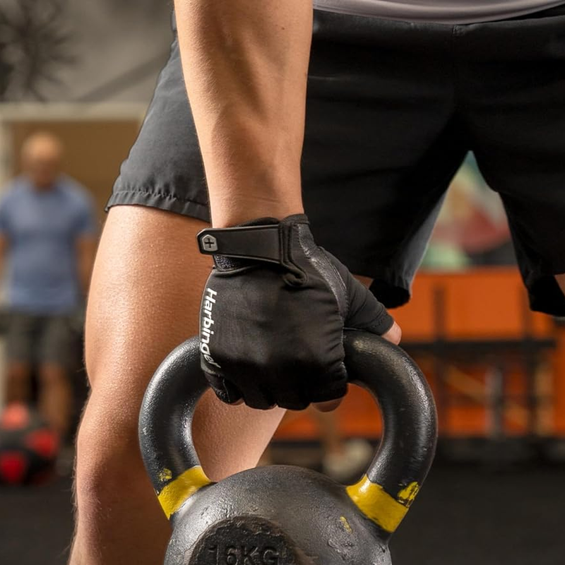 Pro Gloves 3.0, Harbinger Pro Gloves 3.0 on kettlebell