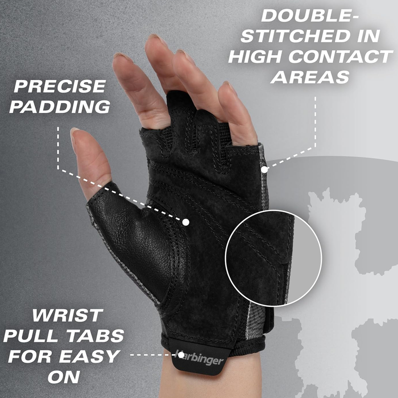 Women's Pro Gloves 3.0, Harbinger Women's Pro Gloves 3.0 additional features