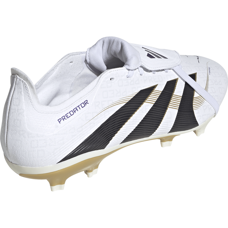 Predator League Fold over Tongue FG/MG WC, Adidas Predator League Fold over Tongue FG/MG WC 2025 in White/Black/Gold back right