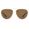 Gloss Gold Metal + Brown Polarized