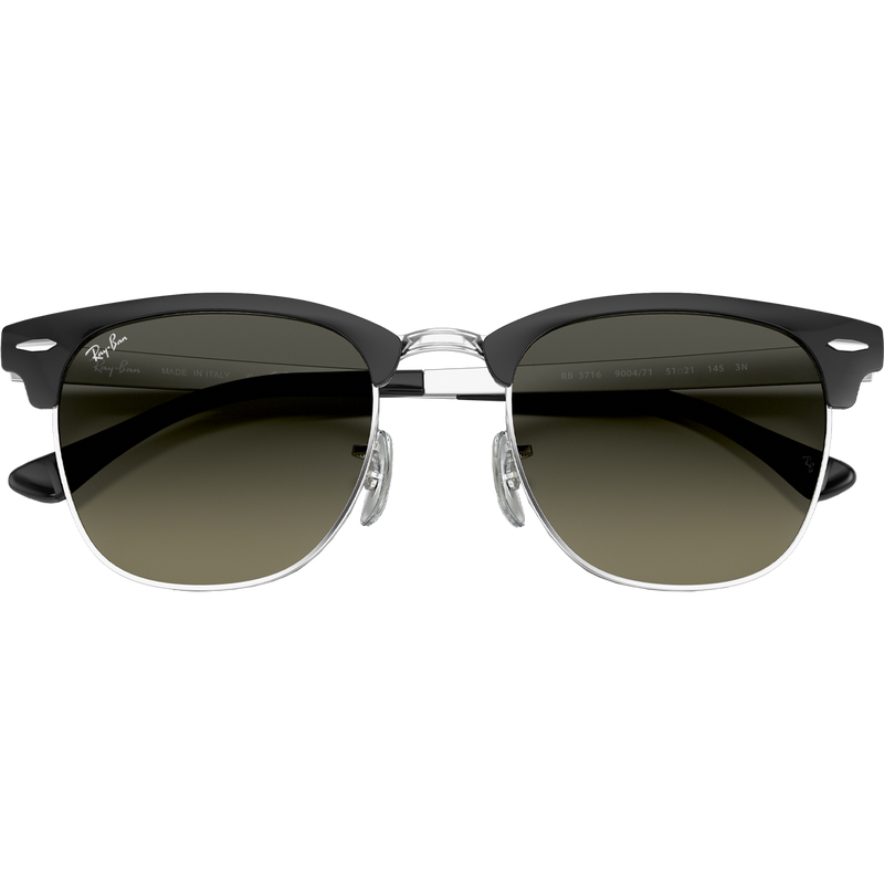 Clubmaster Metal - Polished Black Silver/Grey Gradient, Featured Image