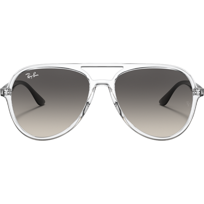 RB4376 - Polished Transparent/Grey Gradient, Ray Ban RB4376 Polished Transparent Grey Gradient front