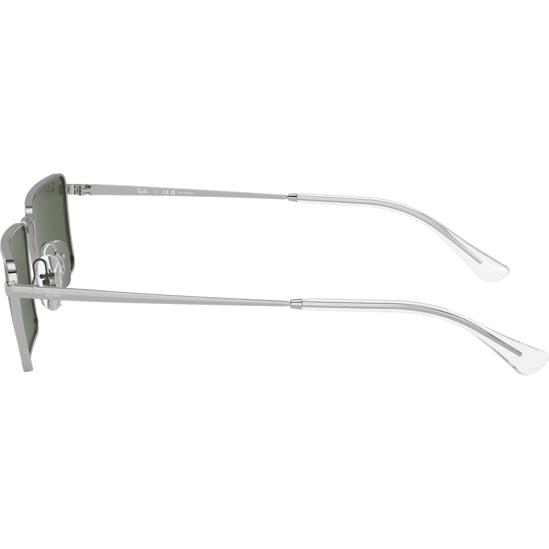 Emy Bio-Based - Polished Silver/Dark Green, Ray Ban EMY BIO-BASED side