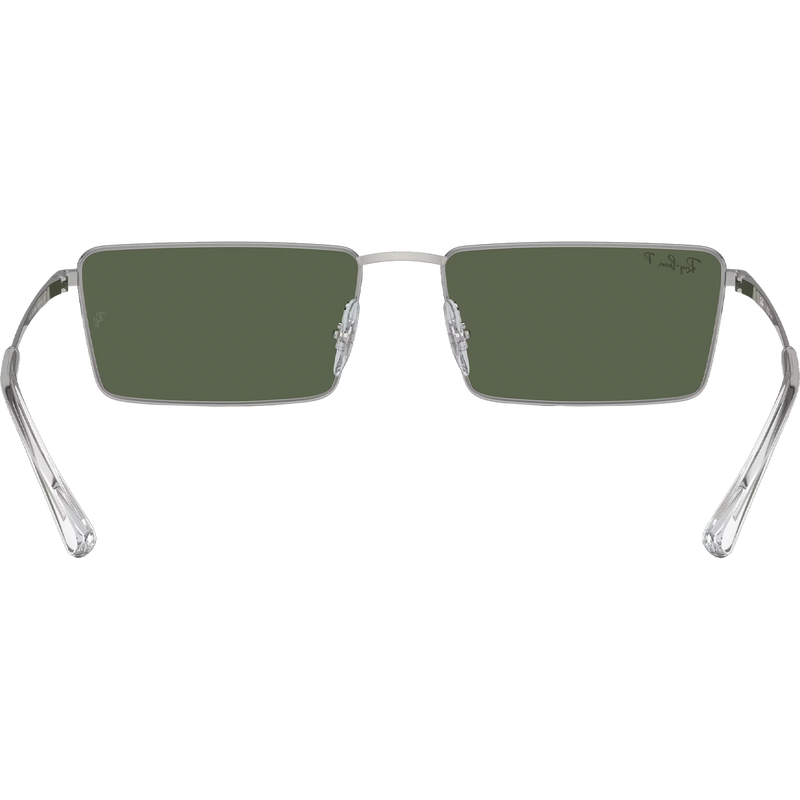 Emy Bio-Based - Polished Silver/Dark Green, Ray Ban EMY BIO-BASED back