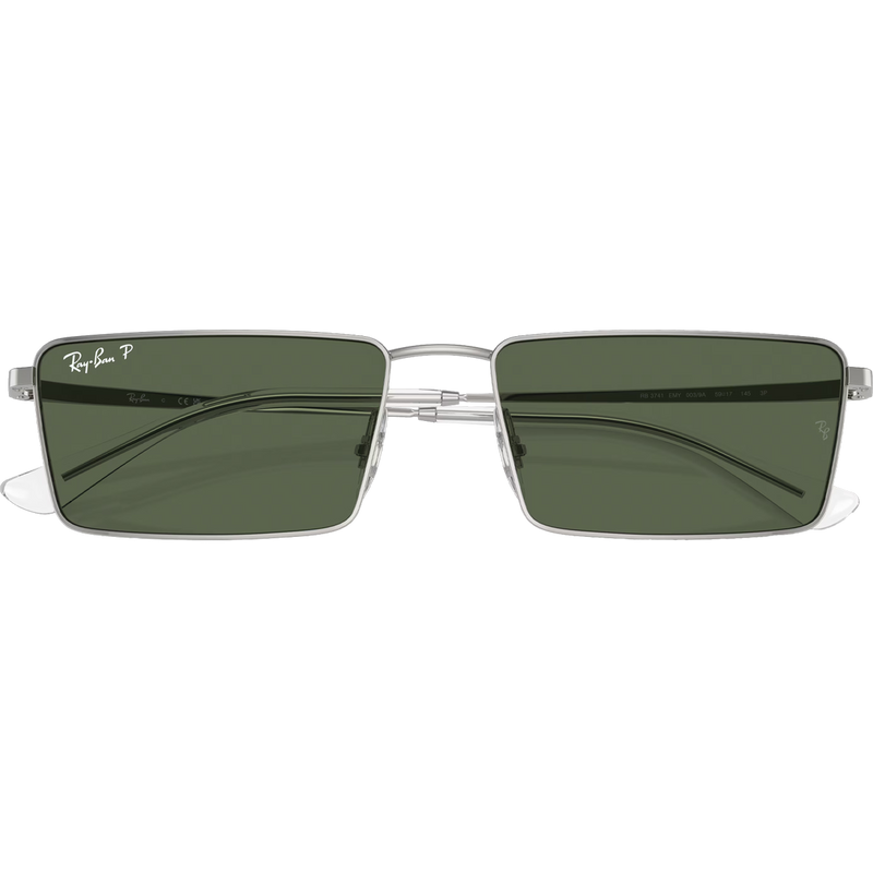 Emy Bio-Based - Polished Silver/Dark Green, Featured Image