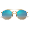 Polished Gold/Blue Flash