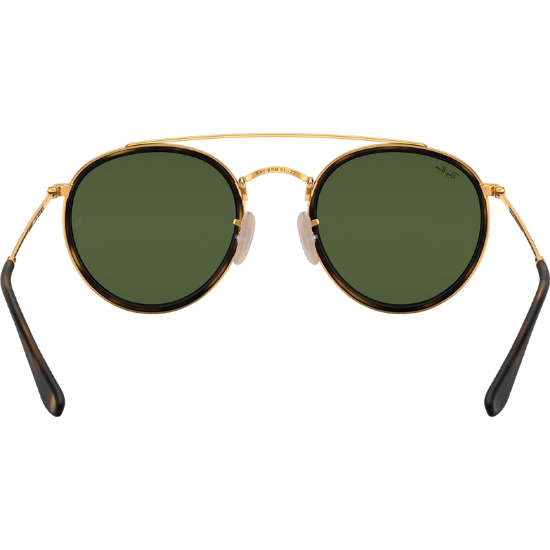 Round Double Bridge - Polished Gold/G-15 Green, Ray Ban Round Double Bridge Polished Gold G-15 Green back