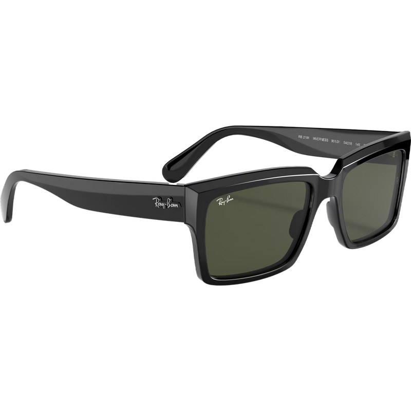 Inverness - Polished Black/G-15 Green, Ray Ban Inverness 3/4 Front