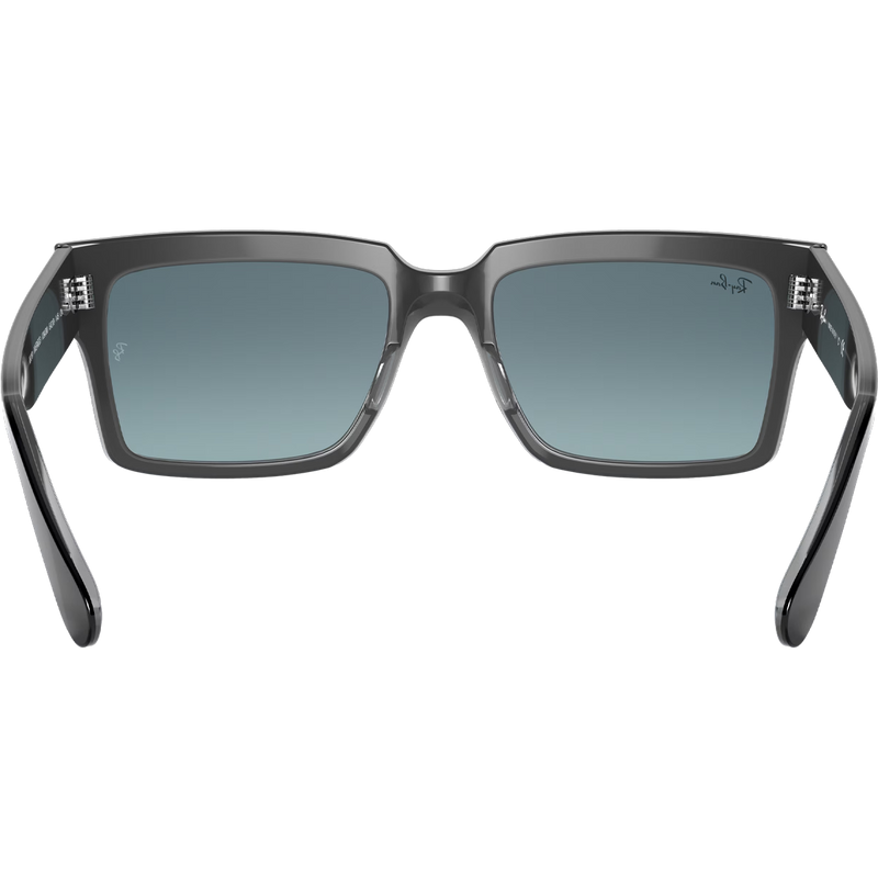 Inverness - Polished Black On Transparent/Blue Gradient, Ray Bay Inverness Back