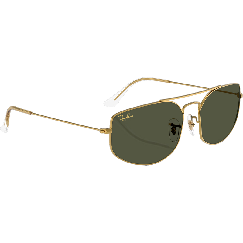 Explorer V - Polished Legend Gold/G-15 Green, Ray Ban Explorer V in Polished Legend Gold G-15 Green 3/4 view alt