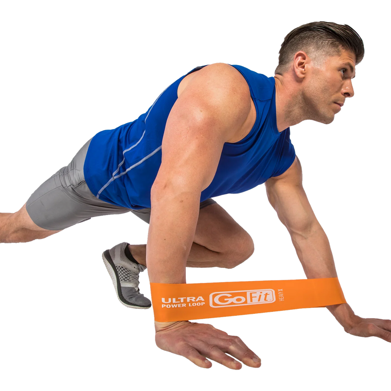 Single Heavy Ultra Power Loop, GoFit Ultra Power Loop on wrists