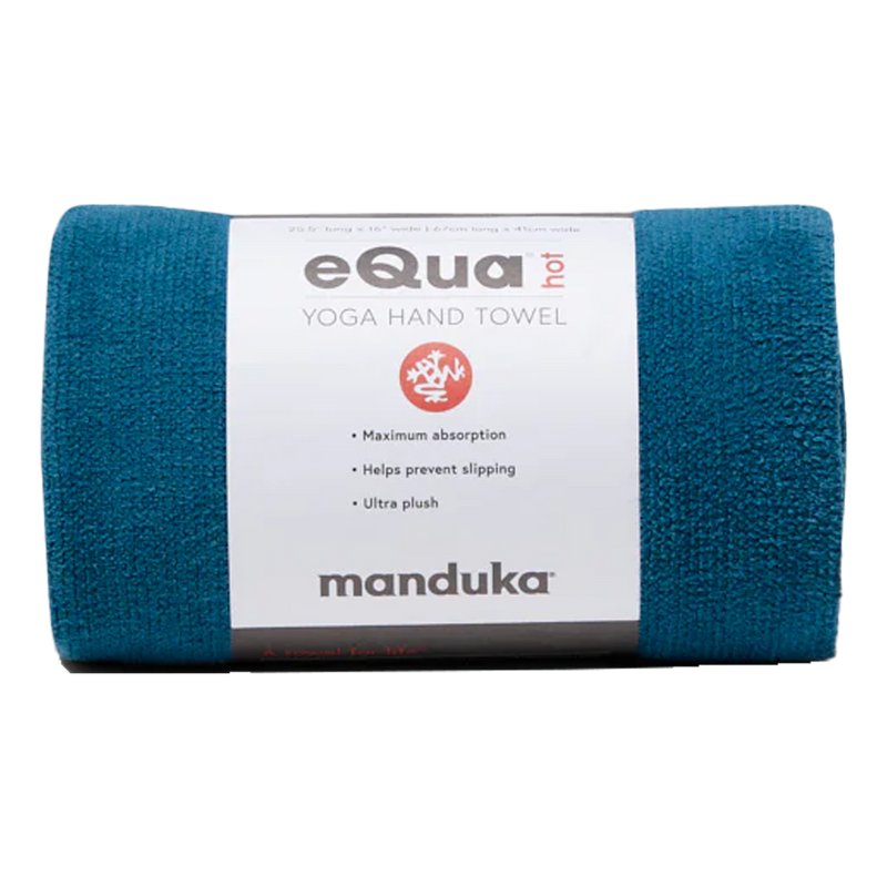 eQua Hot Towel, Manduka eQua Hot Towel in packaging