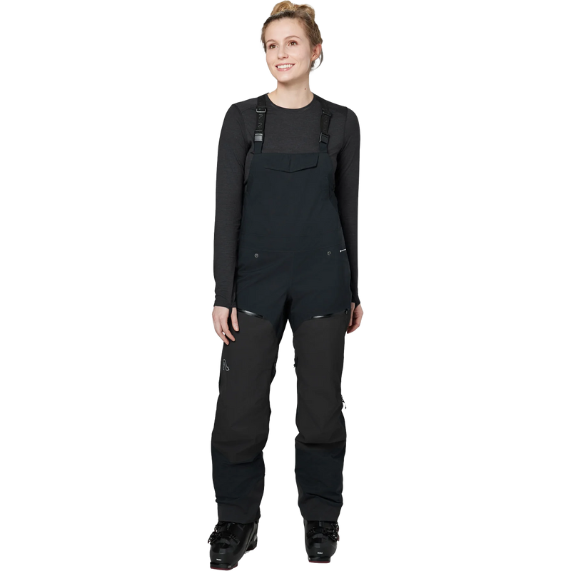 Women's Moxie Bib - Short, Flylow Women's Moxie Bib - Short front on model