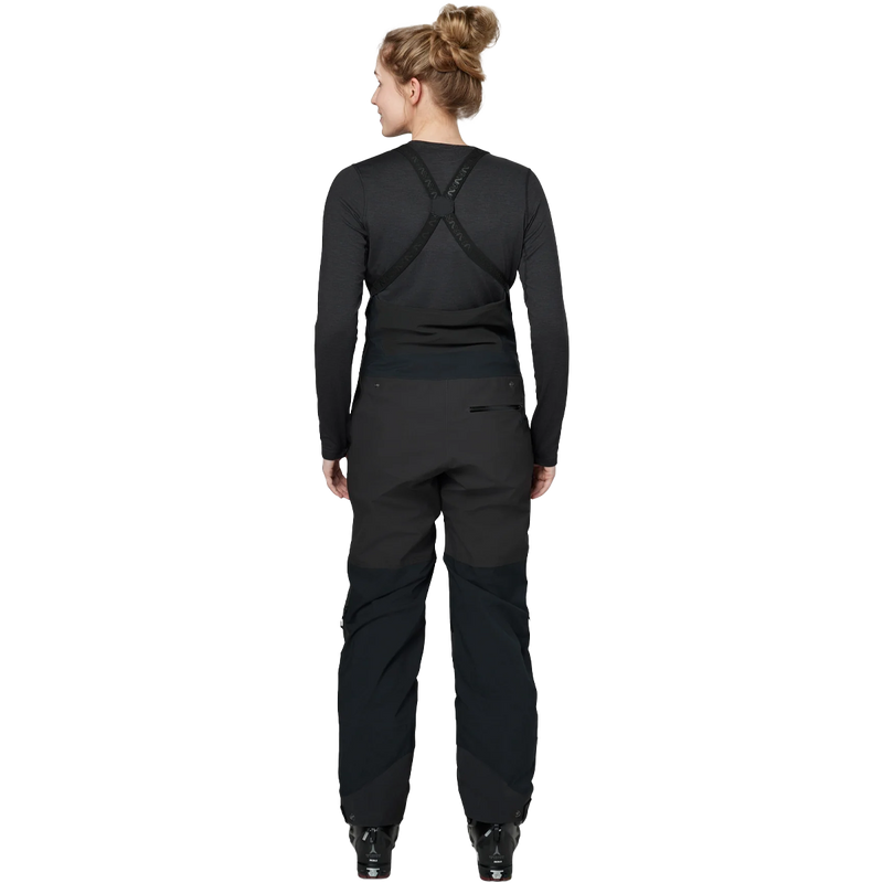 Women's Moxie Bib - Short, Flylow Women's Moxie Bib - Short back on model
