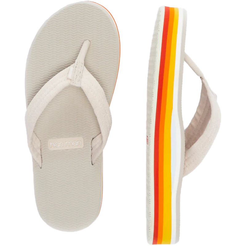 Women's Dunes Sunset Platform, Hari Mari Women's Dunes Sunset Platform in 225-Cloud pair top and side