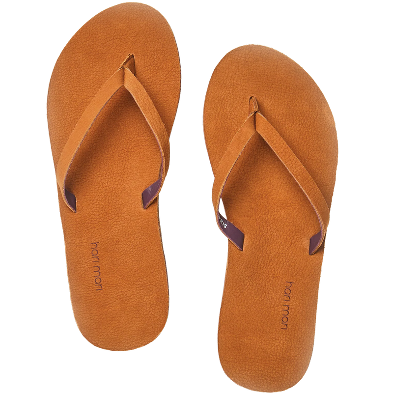 Women's Meadows Flip Flop, Hari Mari Women's Meadows Flip Flop in Tobacco