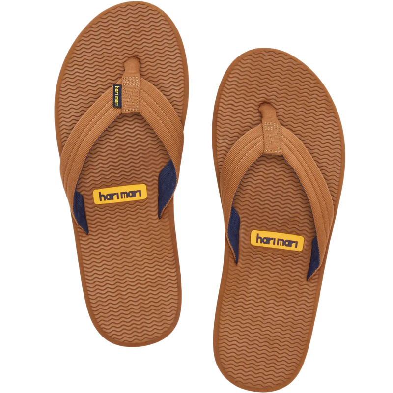 Men's Dunes Flip Flop, Hari Mari Men's Dunes Flip Flop in 108-Tobacco pair top