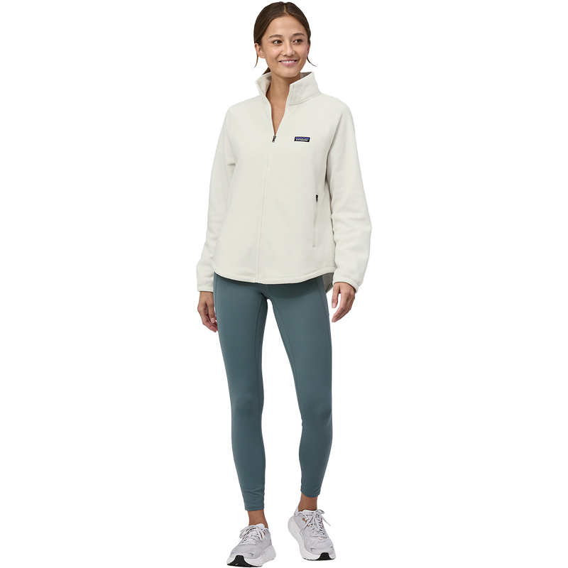 Women's Classic Microdini Jacket, Patagonia Women's Classic Microdini Jacket in Birch White front full length