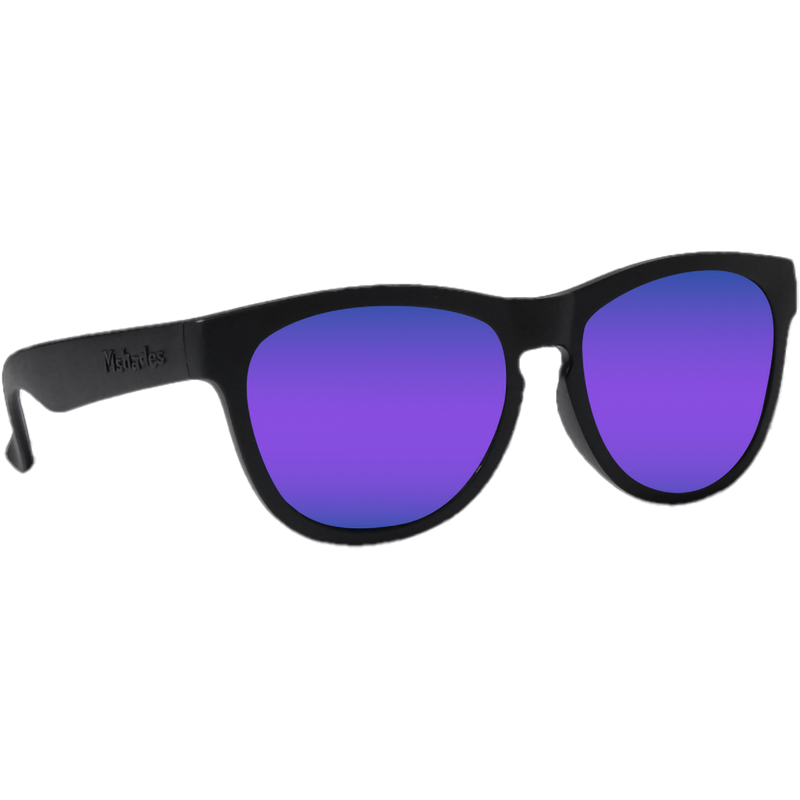 Classic (13+) Onyx/Polarized Purple Mirror, MiniShades Classic (13+) Onyx/Polarized Purple Mirror front right