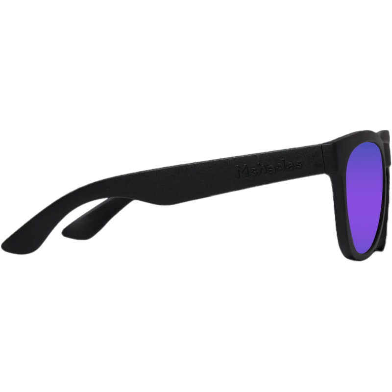 Classic (13+) Onyx/Polarized Purple Mirror, MiniShades Classic (13+) Onyx/Polarized Purple Mirror right