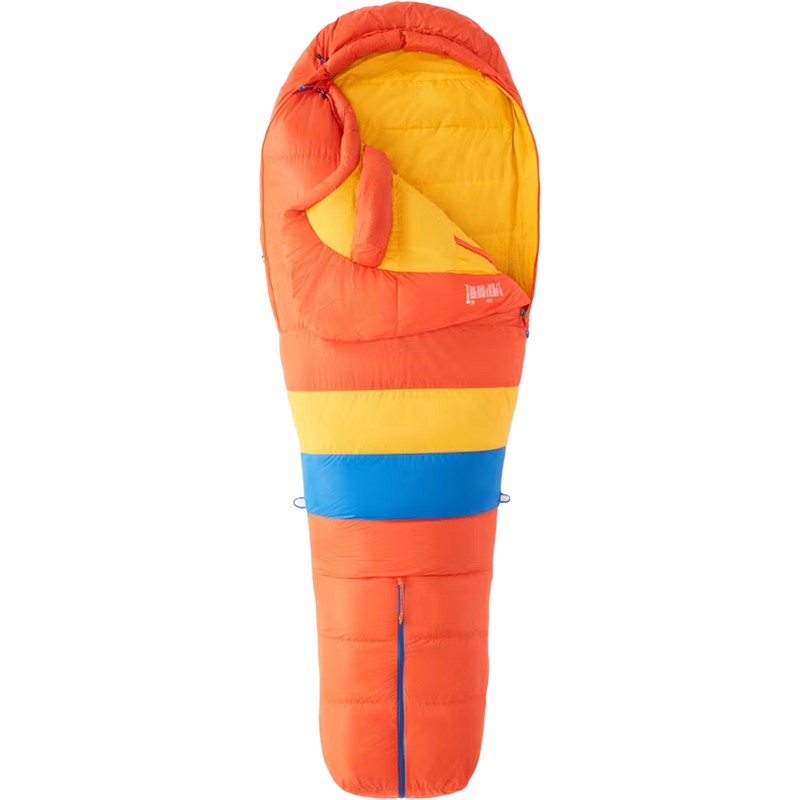 Marmot Always Summer 40 in Red Sun Sola unzipped
