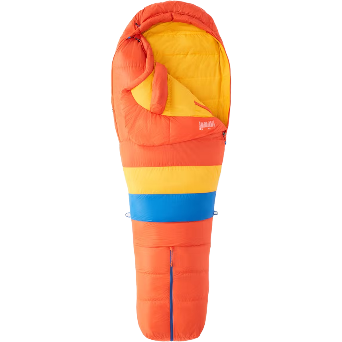 Marmot Always Summer 40 in Red Sun Sola unzipped