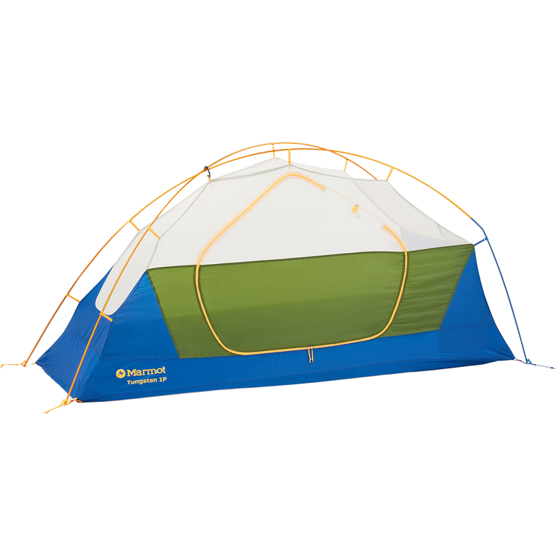 Tungsten 1 Person Tent, Marmot Tungsten 1P in Foliage Dark Azure without rainfly
