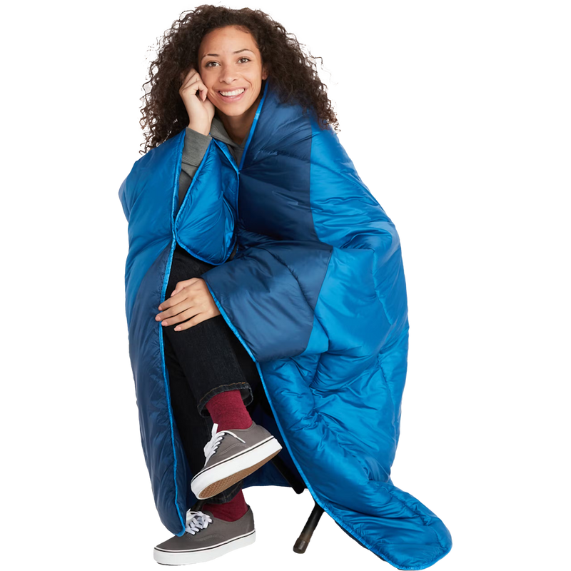 Trestles Elite Eco Quilt, Marmot Trestles Elite Eco Quilt on person
