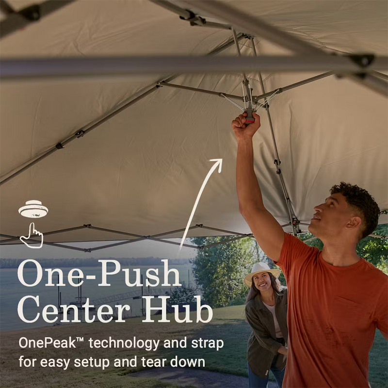 Oasis Lite Canopy 10X10, Colman Oasis Lite Canopy 10X10 in Black center hub