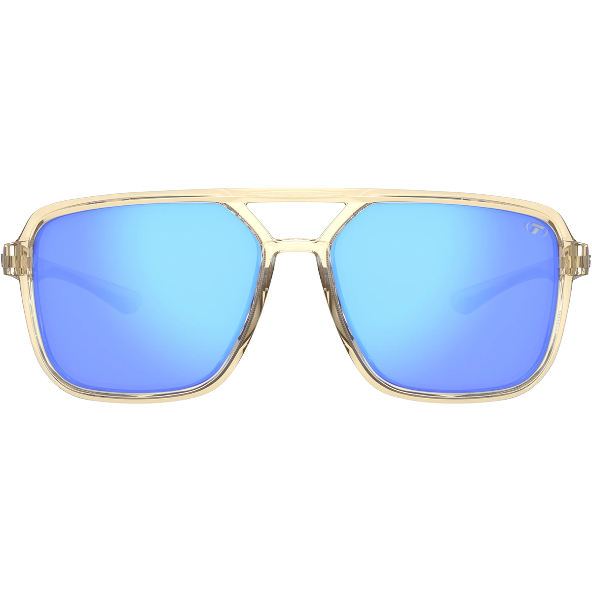Tifosi Salto in Golden Ray/Sky Blue Mirror front
