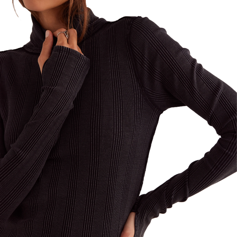 Women's Brynn Turtleneck, Free People Brynn Turtleneck sleeve