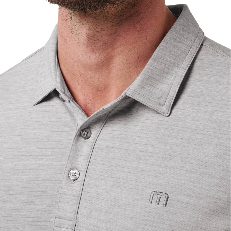 Men's Heater Polo, TravisMathew Heater Polo collar