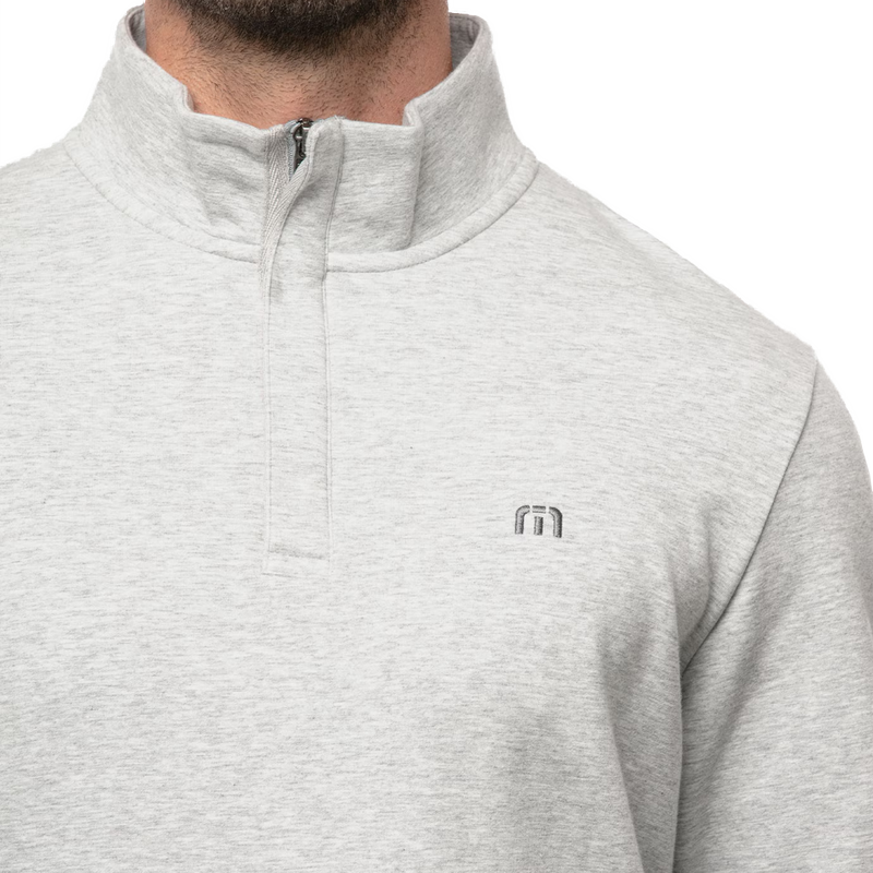 Men's Cloud 1/4 Zip 2.0, TravisMathew Men's Cloud 1/4 Zip 2.0 collar