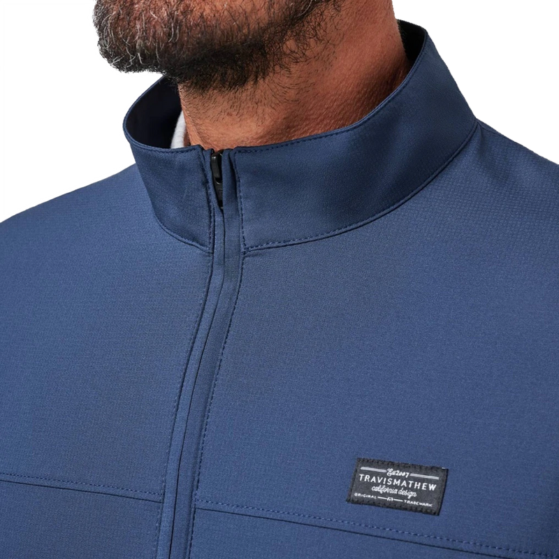 Men's Wanderlust 1/4 Zip, TravisMathew Wanderlust 1/4 Zip collar