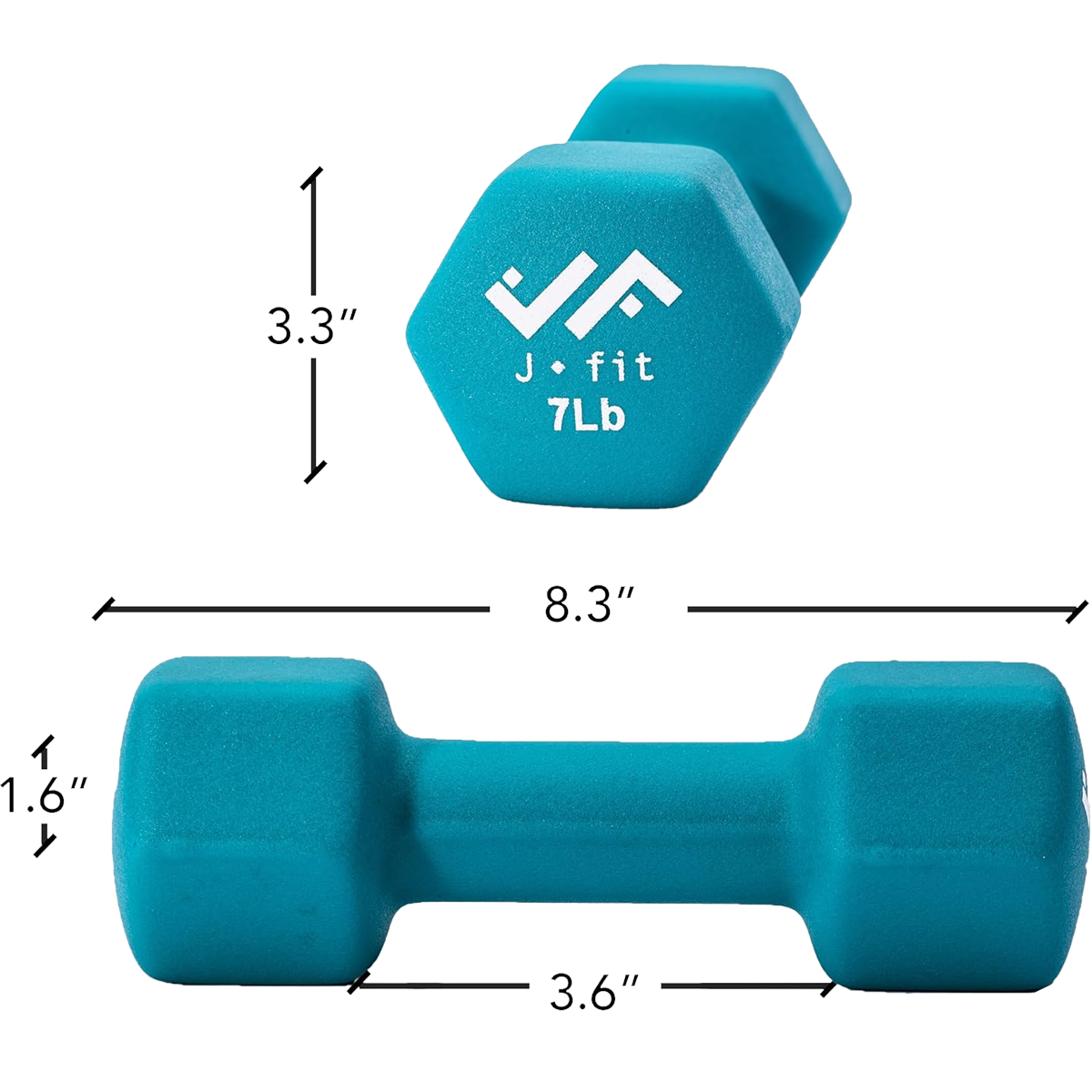 Neoprene Dumbbell 7 lb alternate view
