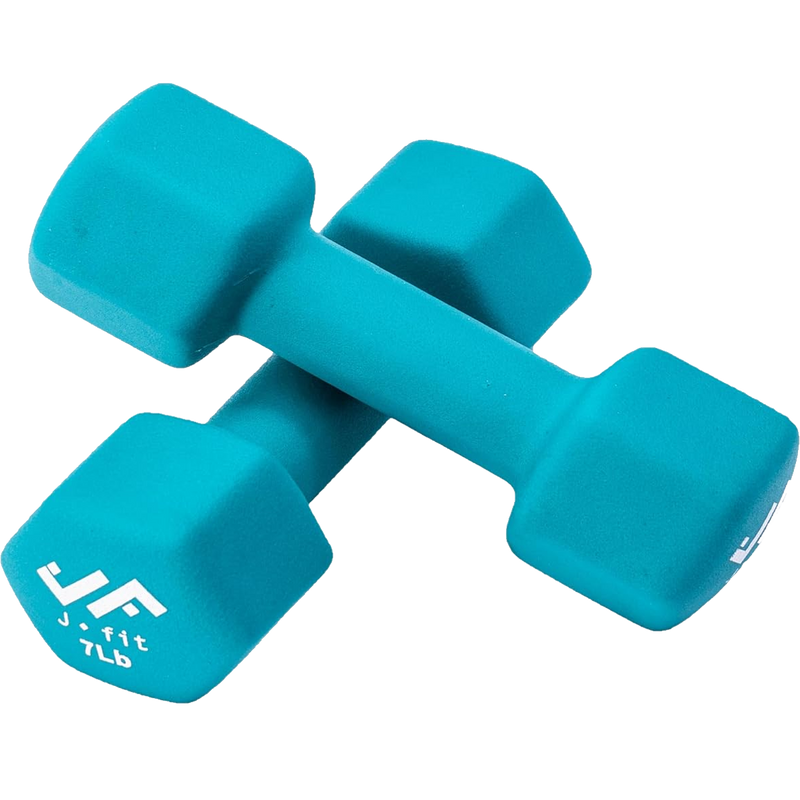 Neoprene Dumbbell 7 lb, J/Fit Neoprene Dumbbell 7 lb pair