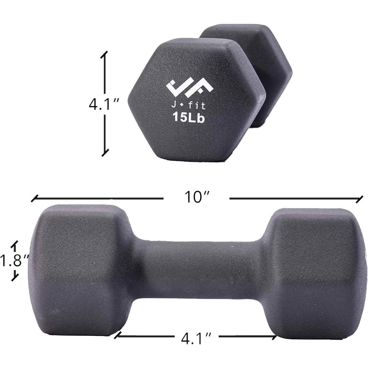 Neoprene Dumbbell 15 lb alternate view
