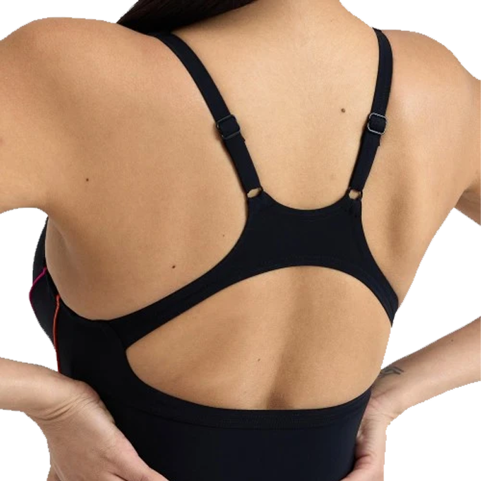 Women's Marina Eye Back One Piece, Arena Women's Marina Eye Back One Piece back detail