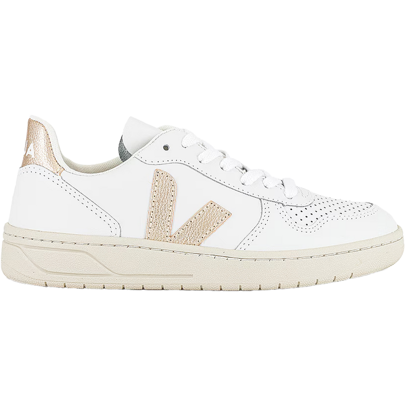 Veja Women's V-10 in Extra White/Platine