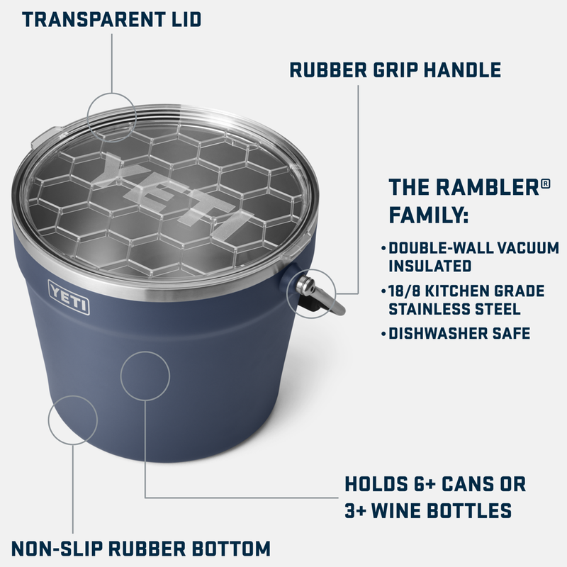 Rambler Beverage Bucket, Yeti Rambler Beverage Bucket features